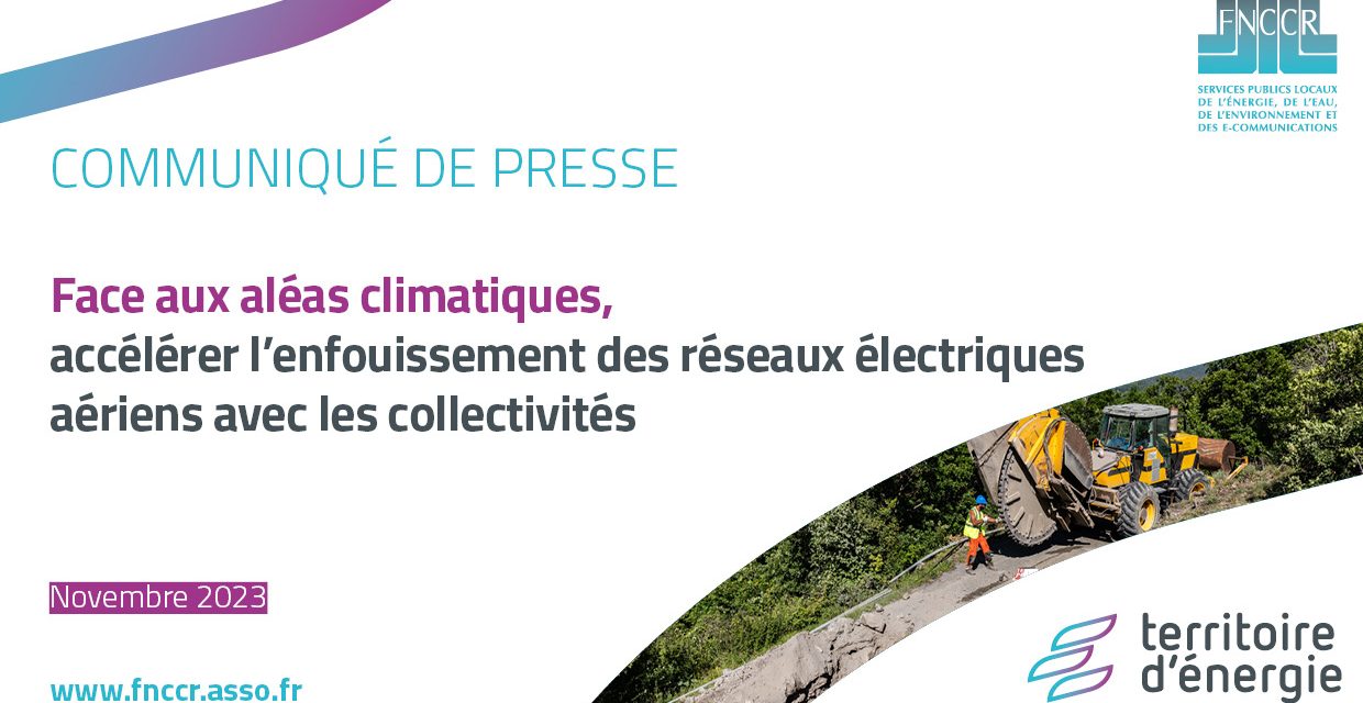 Accélérer l’enfouissement des réseaux électriques aériens avec les collectivités