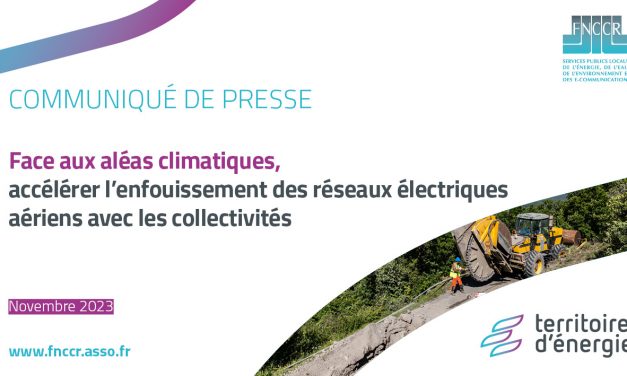 Accélérer l’enfouissement des réseaux électriques aériens avec les collectivités